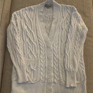 J. Crew Cable Knit Cardigan Sweater